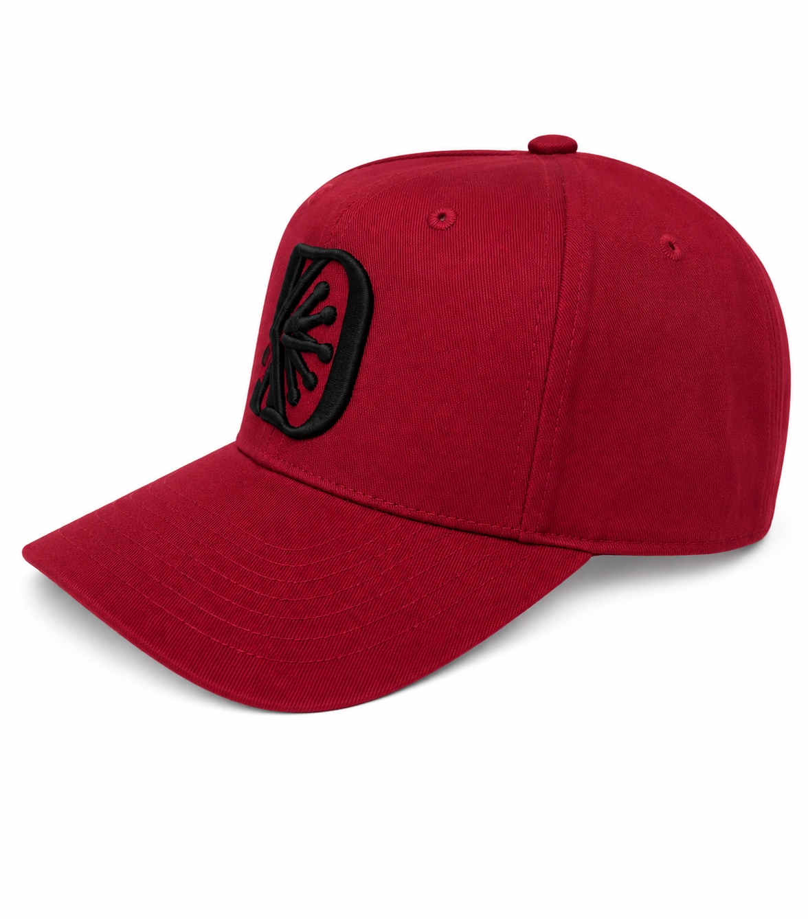 KEDU CLASSIC HAT RED/BLACK. 2/3.