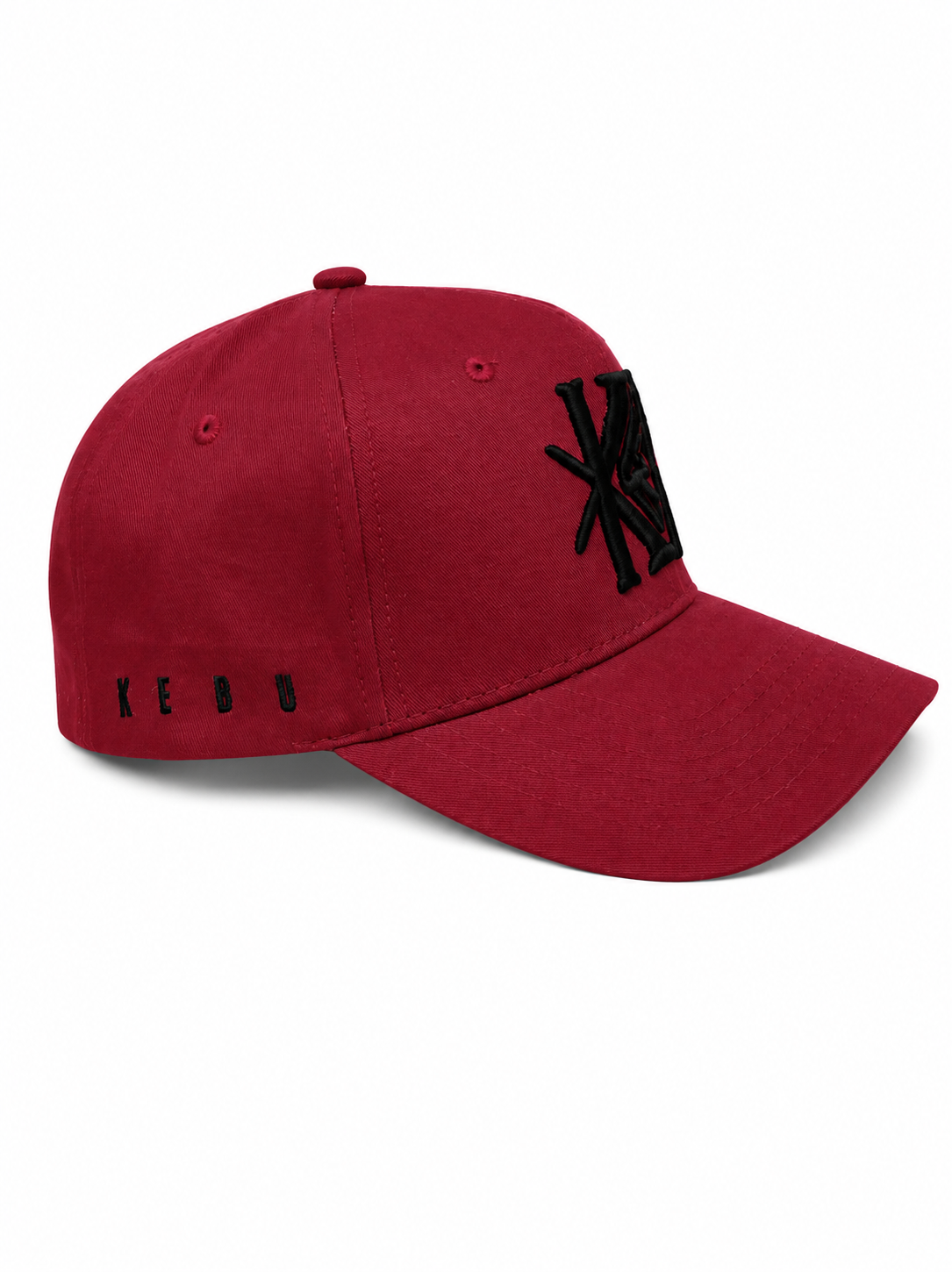 KEDU CLASSIC HAT RED/BLACK. 2/3.
